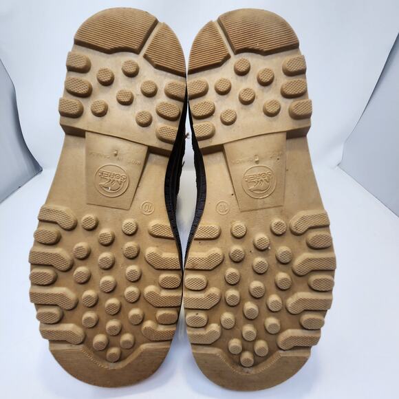 Sorel Cabelas Brown Suede Rubber Winter Snow Duck Boots Men Size 10 Insulated - Picture 9 of 11